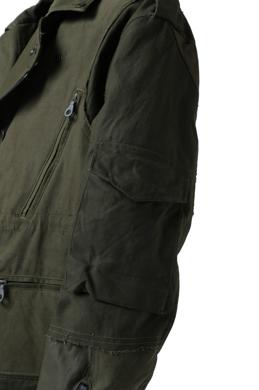 画像をギャラリービューアに読み込む, BACKLASH xx LOOM exclusive The Re-BUILD VINTAGE CUSTOM DOUBLE RIDERS JACKET (ARMY FIELD-A)