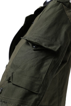 画像をギャラリービューアに読み込む, BACKLASH xx LOOM exclusive The Re-BUILD VINTAGE CUSTOM DOUBLE RIDERS JACKET (ARMY FIELD-A)