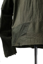 画像をギャラリービューアに読み込む, BACKLASH xx LOOM exclusive The Re-BUILD VINTAGE CUSTOM DOUBLE RIDERS JACKET (ARMY FIELD-A)
