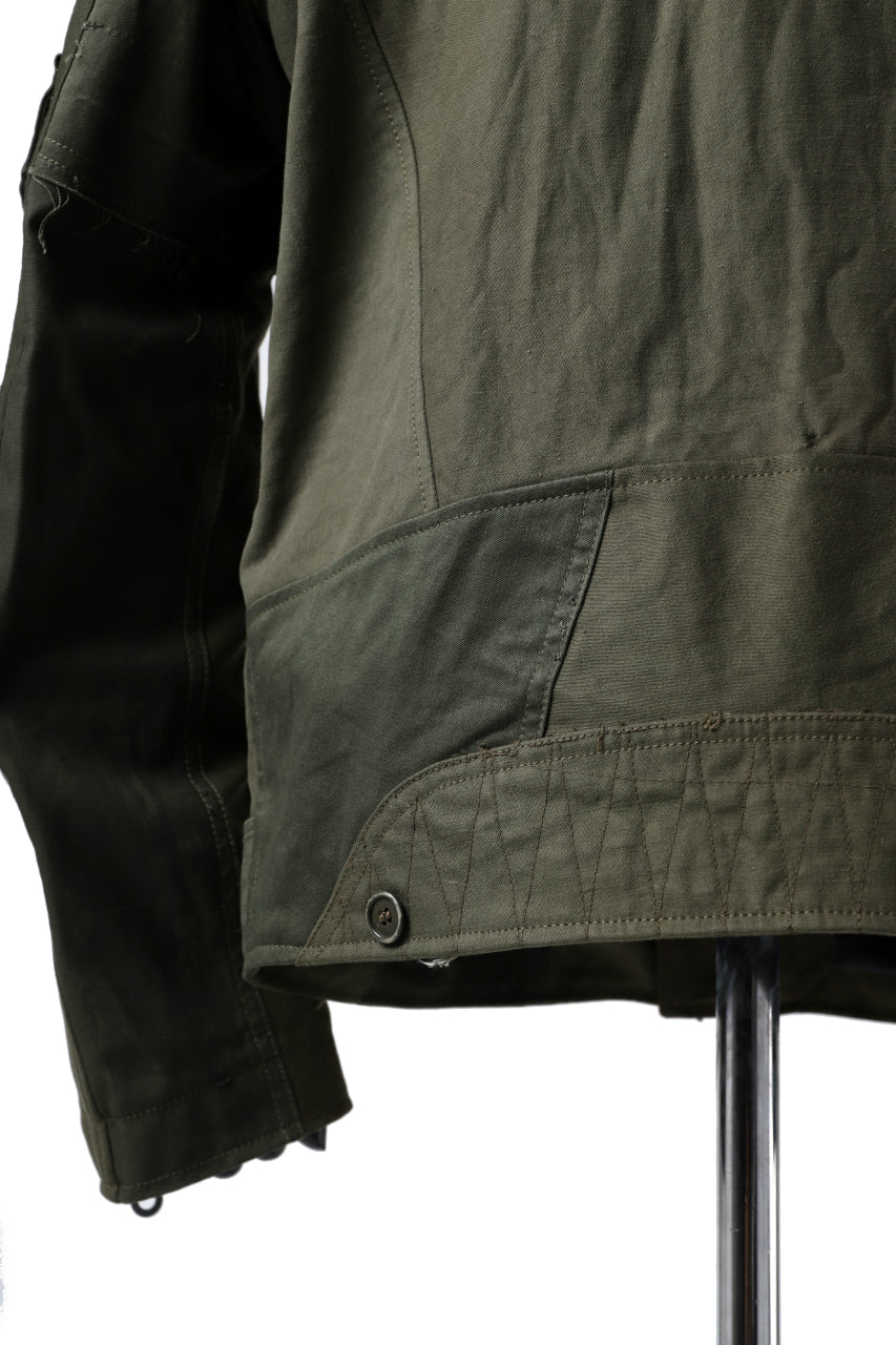 画像をギャラリービューアに読み込む, BACKLASH xx LOOM exclusive The Re-BUILD VINTAGE CUSTOM DOUBLE RIDERS JACKET (ARMY FIELD-A)