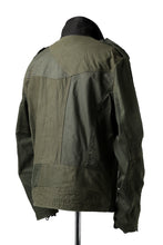 画像をギャラリービューアに読み込む, BACKLASH xx LOOM exclusive The Re-BUILD VINTAGE CUSTOM DOUBLE RIDERS JACKET (ARMY FIELD-A)