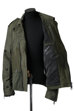 画像をギャラリービューアに読み込む, BACKLASH xx LOOM exclusive The Re-BUILD VINTAGE CUSTOM DOUBLE RIDERS JACKET (ARMY FIELD-A)