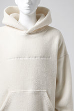 画像をギャラリービューアに読み込む, A.F ARTEFACT "FLUFFY" EMBROIDERED HOODIE / BomberFLEECE (IVORY)