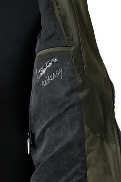画像をギャラリービューアに読み込む, BACKLASH xx LOOM exclusive The Re-BUILD VINTAGE CUSTOM DOUBLE RIDERS JACKET (ARMY FIELD-A)