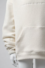 画像をギャラリービューアに読み込む, A.F ARTEFACT "FLUFFY" EMBROIDERED HOODIE / BomberFLEECE (IVORY)