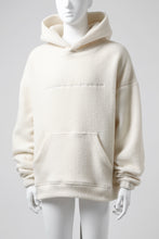 画像をギャラリービューアに読み込む, A.F ARTEFACT "FLUFFY" EMBROIDERED HOODIE / BomberFLEECE (IVORY)