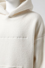 画像をギャラリービューアに読み込む, A.F ARTEFACT "FLUFFY" EMBROIDERED HOODIE / BomberFLEECE (IVORY)