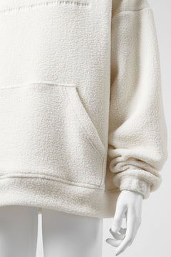 画像をギャラリービューアに読み込む, A.F ARTEFACT "FLUFFY" EMBROIDERED HOODIE / BomberFLEECE (IVORY)