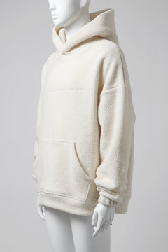 画像をギャラリービューアに読み込む, A.F ARTEFACT "FLUFFY" EMBROIDERED HOODIE / BomberFLEECE (IVORY)