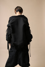 画像をギャラリービューアに読み込む, SOSNOVSKA exclusive WIDE PATCH POCKET BOMBER JACKET (BLACK)