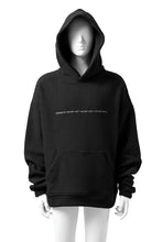 画像をギャラリービューアに読み込む, A.F ARTEFACT "FLUFFY" EMBROIDERED HOODIE / BomberFLEECE (BLACK)