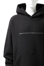 画像をギャラリービューアに読み込む, A.F ARTEFACT "FLUFFY" EMBROIDERED HOODIE / BomberFLEECE (BLACK)