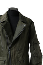 画像をギャラリービューアに読み込む, BACKLASH xx LOOM exclusive The Re-BUILD VINTAGE CUSTOM DOUBLE RIDERS JACKET (ARMY FIELD-B)