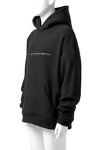 画像をギャラリービューアに読み込む, A.F ARTEFACT "FLUFFY" EMBROIDERED HOODIE / BomberFLEECE (BLACK)