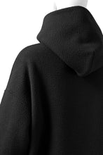 画像をギャラリービューアに読み込む, A.F ARTEFACT "FLUFFY" EMBROIDERED HOODIE / BomberFLEECE (BLACK)