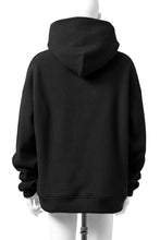 画像をギャラリービューアに読み込む, A.F ARTEFACT "FLUFFY" EMBROIDERED HOODIE / BomberFLEECE (BLACK)