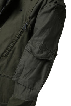 画像をギャラリービューアに読み込む, BACKLASH xx LOOM exclusive The Re-BUILD VINTAGE CUSTOM DOUBLE RIDERS JACKET (ARMY FIELD-B)