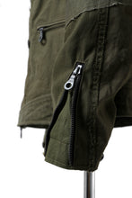 画像をギャラリービューアに読み込む, BACKLASH xx LOOM exclusive The Re-BUILD VINTAGE CUSTOM DOUBLE RIDERS JACKET (ARMY FIELD-B)