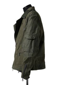 画像をギャラリービューアに読み込む, BACKLASH xx LOOM exclusive The Re-BUILD VINTAGE CUSTOM DOUBLE RIDERS JACKET (ARMY FIELD-B)