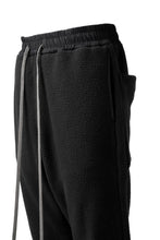 画像をギャラリービューアに読み込む, A.F ARTEFACT "FLUFFY" EMBROIDERED TRACK PANTS / BomberFLEECE (BLACK)