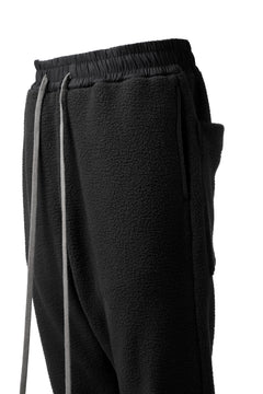画像をギャラリービューアに読み込む, A.F ARTEFACT "FLUFFY" EMBROIDERED TRACK PANTS / BomberFLEECE (BLACK)