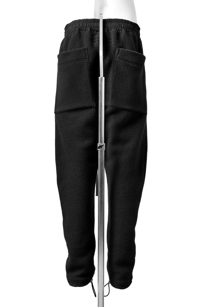 画像をギャラリービューアに読み込む, A.F ARTEFACT "FLUFFY" EMBROIDERED TRACK PANTS / BomberFLEECE (BLACK)