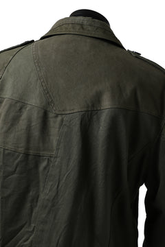 画像をギャラリービューアに読み込む, BACKLASH xx LOOM exclusive The Re-BUILD VINTAGE CUSTOM DOUBLE RIDERS JACKET (ARMY FIELD-B)