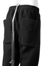 画像をギャラリービューアに読み込む, A.F ARTEFACT "FLUFFY" EMBROIDERED TRACK PANTS / BomberFLEECE (BLACK)