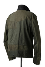 画像をギャラリービューアに読み込む, BACKLASH xx LOOM exclusive The Re-BUILD VINTAGE CUSTOM DOUBLE RIDERS JACKET (ARMY FIELD-B)