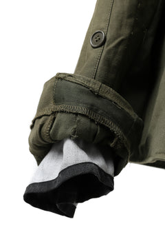 画像をギャラリービューアに読み込む, BACKLASH xx LOOM exclusive The Re-BUILD VINTAGE CUSTOM DOUBLE RIDERS JACKET (ARMY FIELD-B)