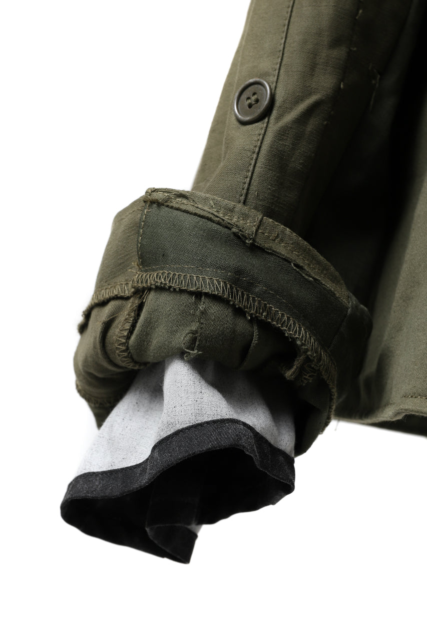 画像をギャラリービューアに読み込む, BACKLASH xx LOOM exclusive The Re-BUILD VINTAGE CUSTOM DOUBLE RIDERS JACKET (ARMY FIELD-B)