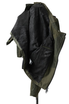 画像をギャラリービューアに読み込む, BACKLASH xx LOOM exclusive The Re-BUILD VINTAGE CUSTOM DOUBLE RIDERS JACKET (ARMY FIELD-B)