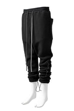 画像をギャラリービューアに読み込む, A.F ARTEFACT "FLUFFY" EMBROIDERED TRACK PANTS / BomberFLEECE (BLACK)