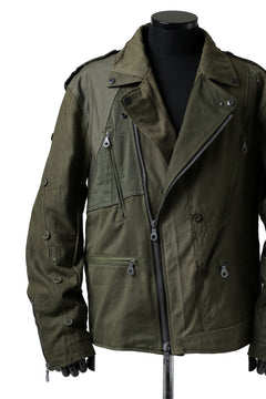 画像をギャラリービューアに読み込む, BACKLASH xx LOOM exclusive The Re-BUILD VINTAGE CUSTOM DOUBLE RIDERS (ARMY FIELD-C)