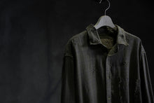 画像をギャラリービューアに読み込む, RESURRECTION HANDMADE vintage damage plaid shirt (KHAKI BEIGE)