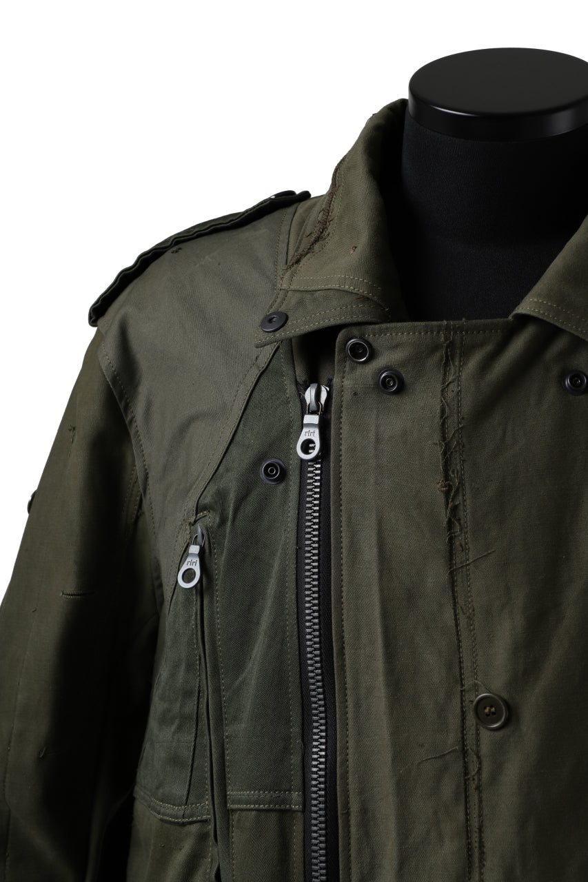 画像をギャラリービューアに読み込む, BACKLASH xx LOOM exclusive The Re-BUILD VINTAGE CUSTOM DOUBLE RIDERS (ARMY FIELD-C)