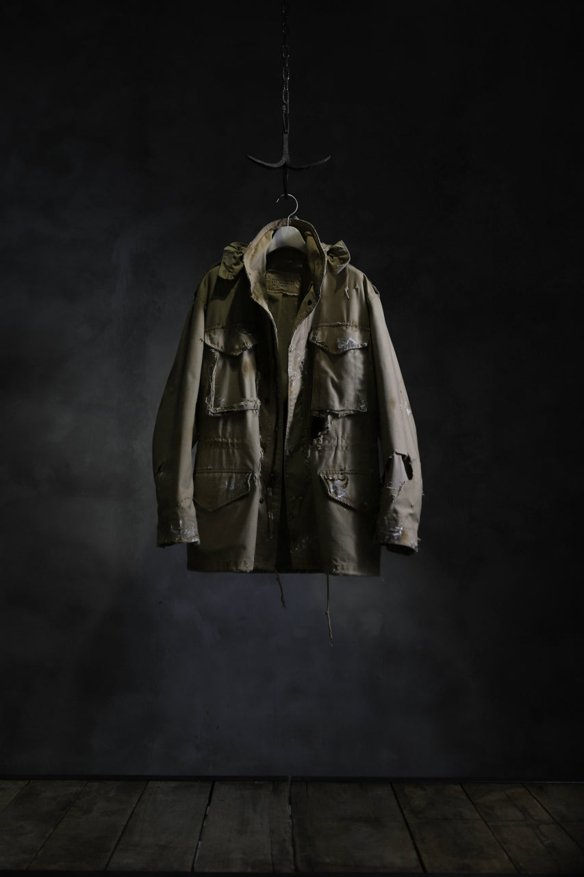 画像をギャラリービューアに読み込む, RESURRECTION HANDMADE vintage damage M-65 jacket (DESIRT BEIGE)