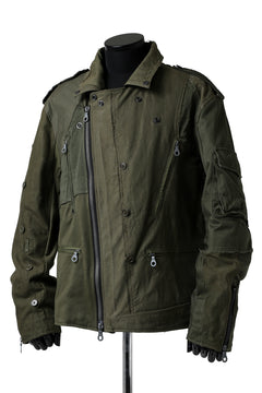 画像をギャラリービューアに読み込む, BACKLASH xx LOOM exclusive The Re-BUILD VINTAGE CUSTOM DOUBLE RIDERS (ARMY FIELD-C)