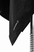 画像をギャラリービューアに読み込む, Y's HIGH-COLLAR LONG COAT / SOFT TWILL (BLACK)