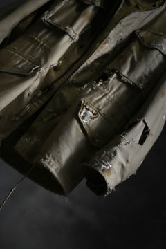 画像をギャラリービューアに読み込む, RESURRECTION HANDMADE vintage damage M-65 jacket (DESIRT BEIGE)