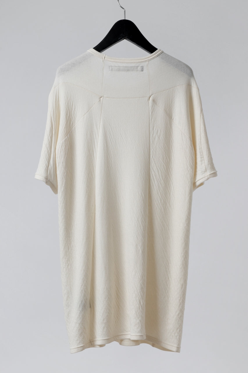 画像をギャラリービューアに読み込む, A.F ARTEFACT SWITCHING PATERN T-SHIRT / L.JERSEY (IVORY)