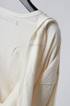 画像をギャラリービューアに読み込む, A.F ARTEFACT SWITCHING PATERN T-SHIRT / L.JERSEY (IVORY)