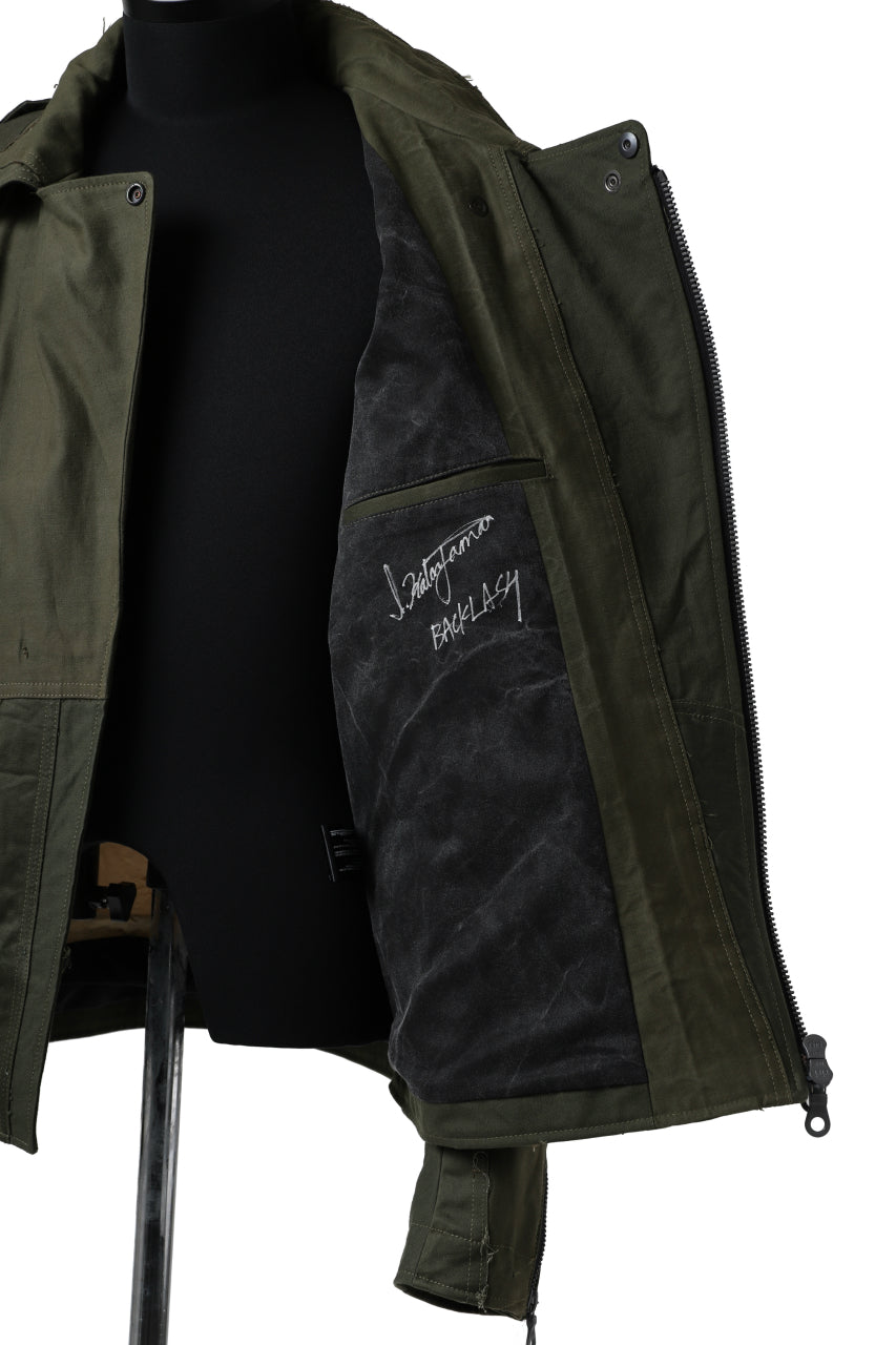 画像をギャラリービューアに読み込む, BACKLASH xx LOOM exclusive The Re-BUILD VINTAGE CUSTOM DOUBLE RIDERS (ARMY FIELD-C)