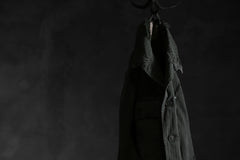 画像をギャラリービューアに読み込む, RESURRECTION HANDMADE vintage damage military herringbone shirt (KHAKI GREEN)