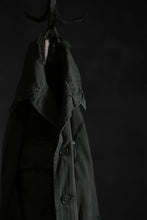 画像をギャラリービューアに読み込む, RESURRECTION HANDMADE vintage damage military herringbone shirt (KHAKI GREEN)