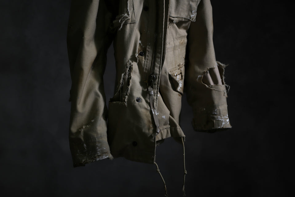 画像をギャラリービューアに読み込む, RESURRECTION HANDMADE vintage damage M-65 jacket (DESIRT BEIGE)
