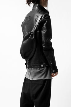 Load image into Gallery viewer, ISAMU KATAYAMA BACKLASH x GAIEDE ONE SHOULDER BAG / CALF SKIN (SOFT FINISHED / BLACK)
