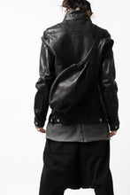 Load image into Gallery viewer, ISAMU KATAYAMA BACKLASH x GAIEDE ONE SHOULDER BAG / CALF SKIN (SOFT FINISHED / BLACK)