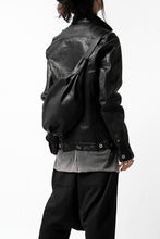 Load image into Gallery viewer, ISAMU KATAYAMA BACKLASH x GAIEDE ONE SHOULDER BAG / CALF SKIN (SOFT FINISHED / BLACK)