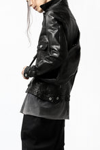 Load image into Gallery viewer, ISAMU KATAYAMA BACKLASH x GAIEDE ONE SHOULDER BAG / CALF SKIN (SOFT FINISHED / BLACK)